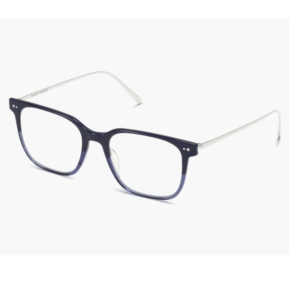 Warby Parker Caleb M 2124 Glasses Midnight Fade Silver